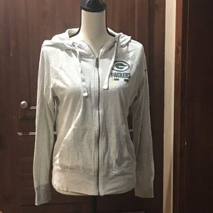 NFL Packers Zippered Hoodie